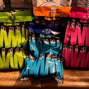 SuperGlow Glow Sticks Party Pack - Pink, Blue, Green